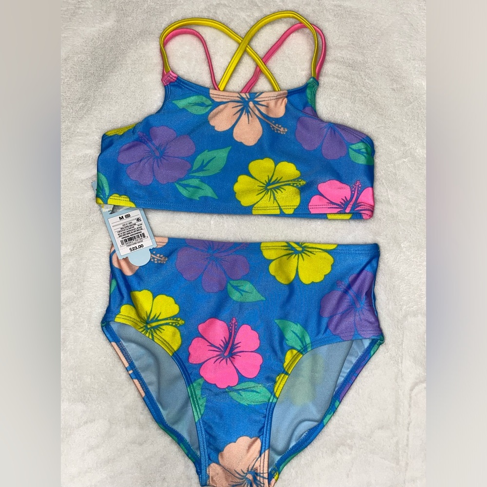 NWT Cat & Jack Girls Swimsuit Size 8